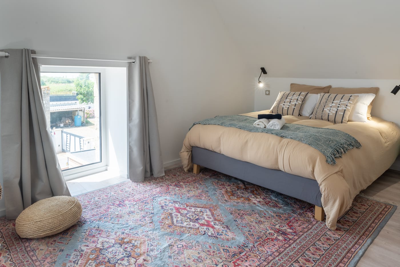 Chambre avec vue sur le jardin
